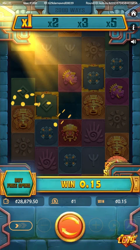 Màn thắng thưởng Aztec Fortune LC79