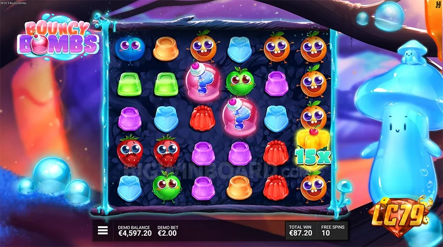 Lưới biểu tượng candy Bouncy Bombs LC79