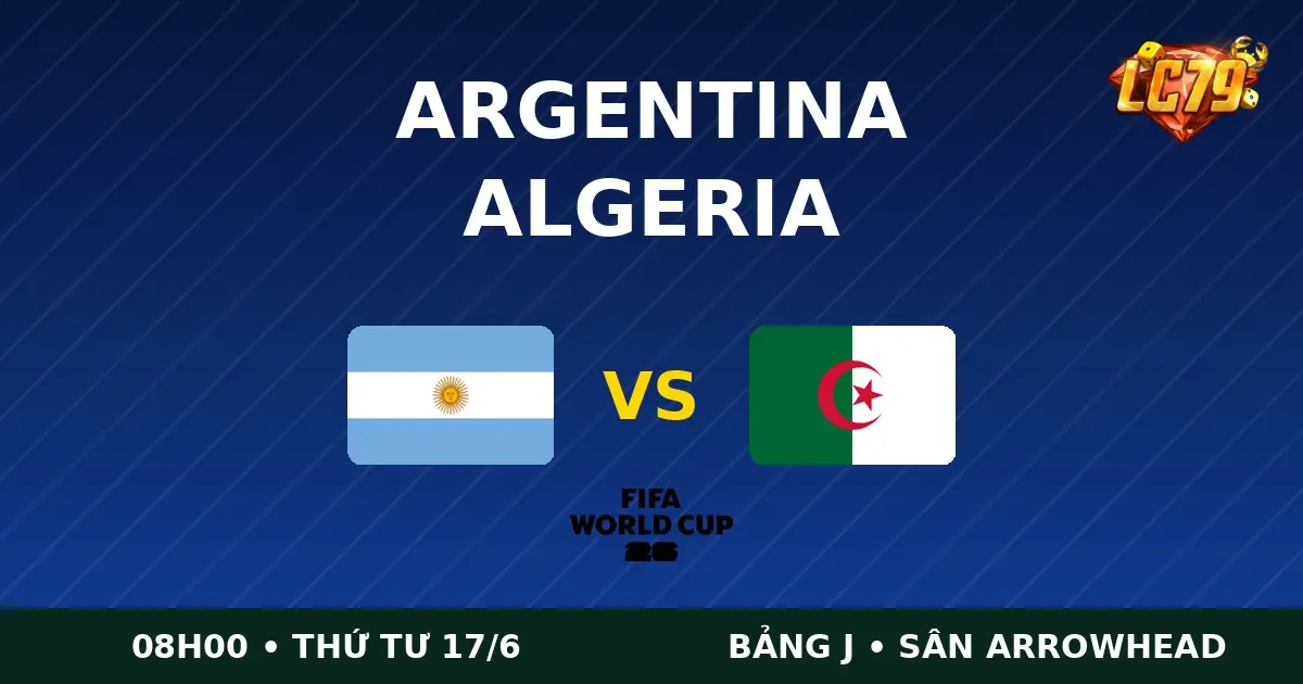 Argentina vs Algeria - World Cup 2026