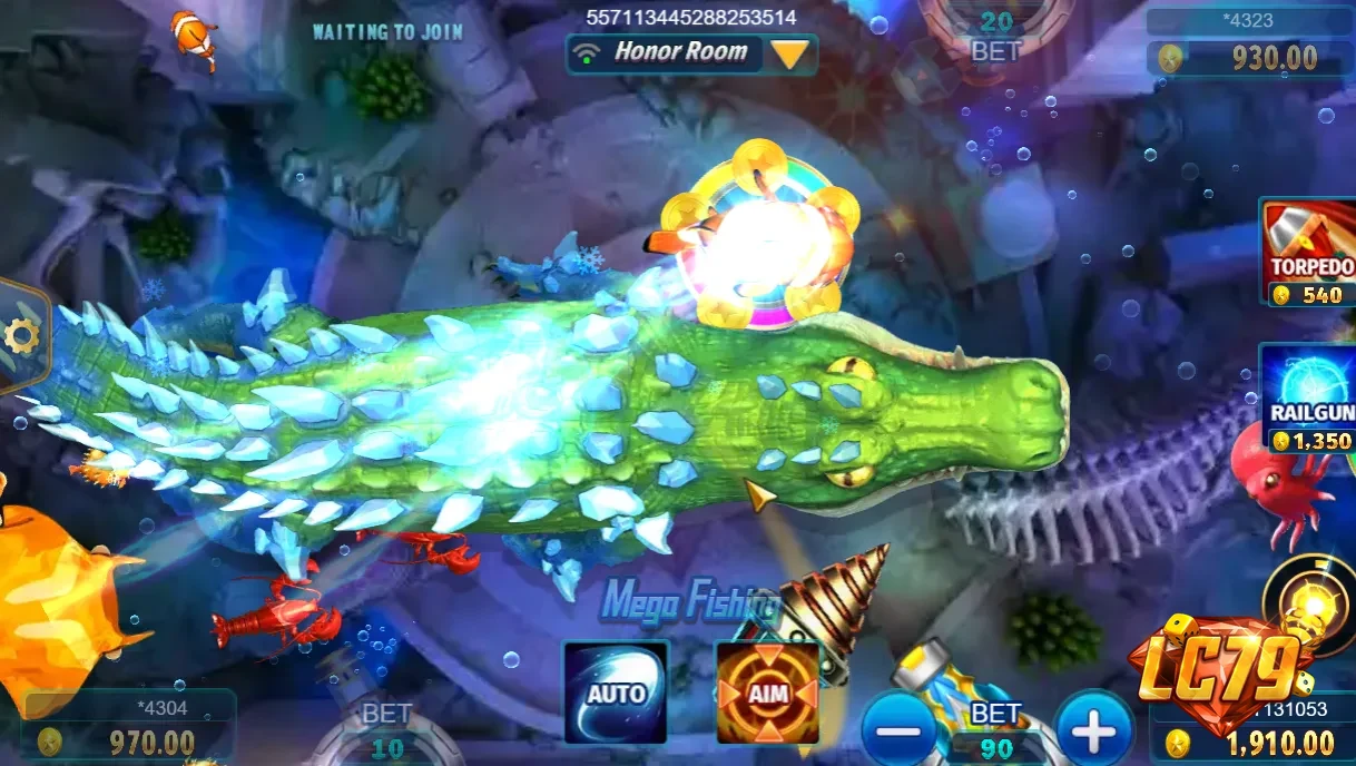 Tính năng cá lớn trong Mega Fishing LC79