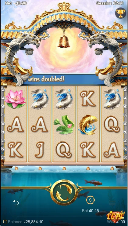 Hiệu ứng nhân đôi thưởng trong Dragon Legend LC79