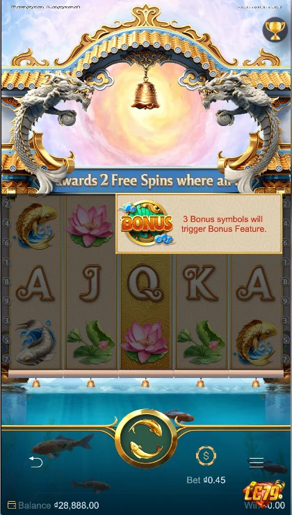 Hướng dẫn Free Spins và Bonus Dragon Legend LC79