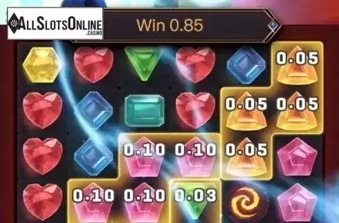 Gem Saviour – Màn hình thắng với coin rewards