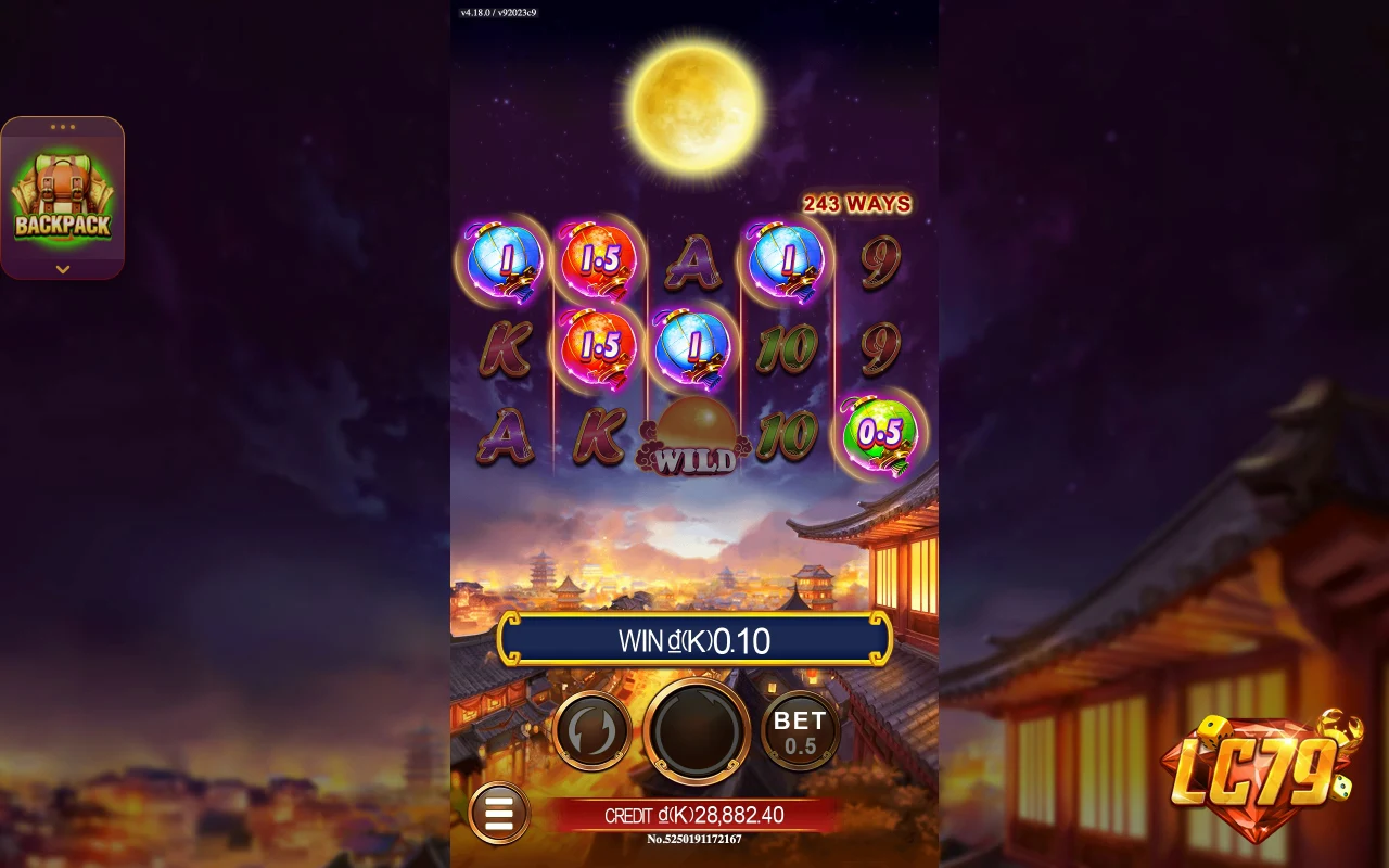 Lưới quay LanternWealth LC79 243 ways