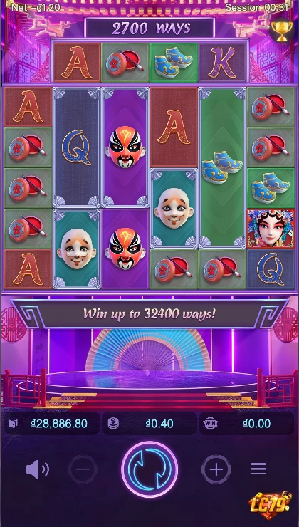 Gameplay Opera Dynasty LC79 với Wild mặt nạ