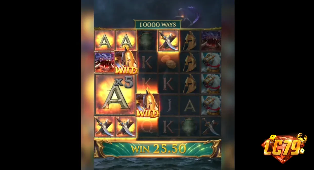 Cơ chế Wild và nhân số trong Legend of Perseus tại LC79