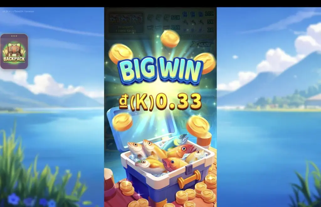 Ảnh giao diện chính game Fishin' Fever X-Huge (slot JDB) chơi tại LC79