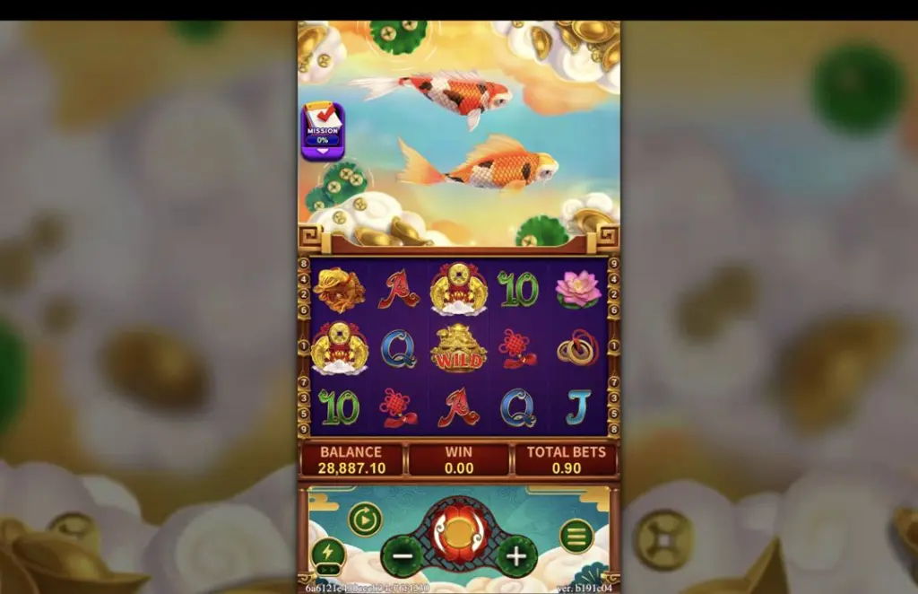Ảnh giao diện chính game FORTUNE KOI (slot FC) chơi tại LC79