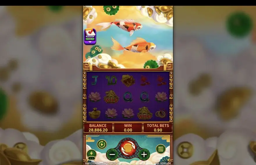 Ảnh màn hình gameplay game FORTUNE KOI (slot FC) chơi tại LC79