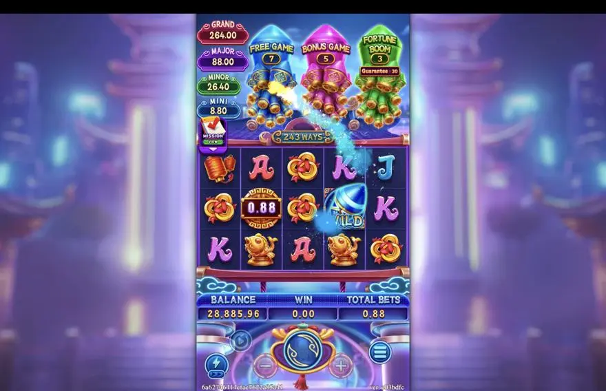 Ảnh màn hình gameplay game FORTUNE MONEY BOOM (slot FC) chơi tại LC79