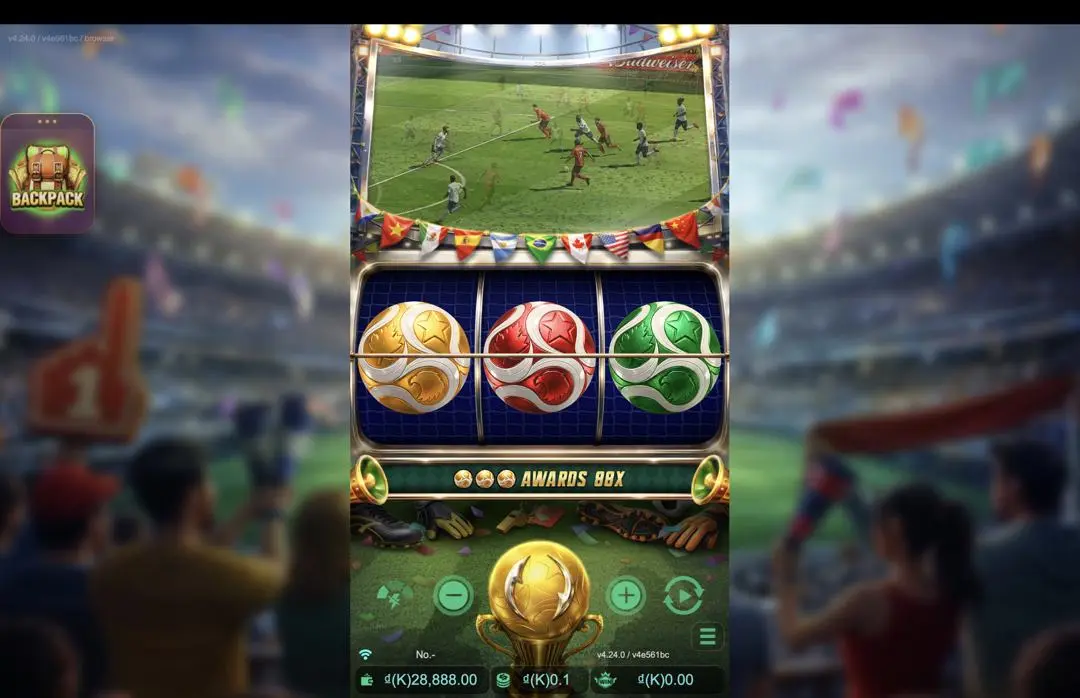 Ảnh giao diện chính game Golden Goal (slot JDB) chơi tại LC79