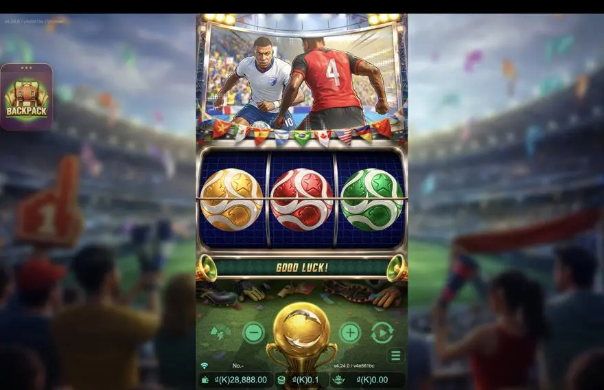 Ảnh màn hình gameplay game Golden Goal (slot JDB) chơi tại LC79