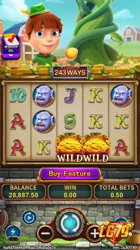 Ảnh bảng biểu tượng & tính năng game MAGIC BEANS (slot FC) chơi tại LC79