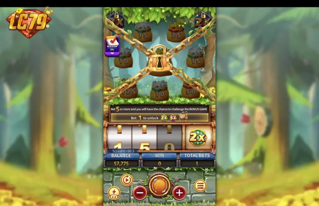 Ảnh giao diện chính game Robin Hood (slot FC) chơi tại LC79