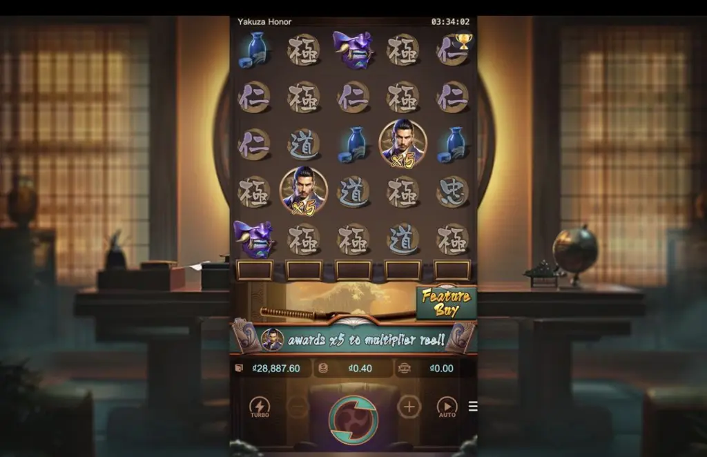 Ảnh giao diện chính game trải nghiệm yakuza honor lc79 (slot) chơi tại LC79