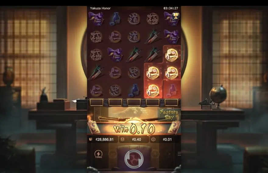 Ảnh bảng biểu tượng & tính năng game trải nghiệm yakuza honor lc79 (slot) chơi tại LC79