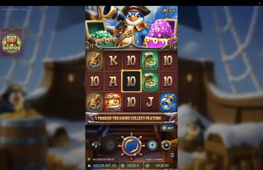 Ảnh bảng biểu tượng & tính năng game Voyage of Cryo Gunner X-Lock (slot JDB) chơi tại LC79