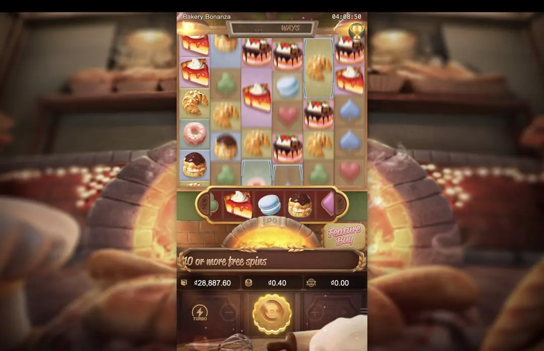 Ảnh giao diện chính game Bakery Bonanza (slot PG) chơi tại LC79