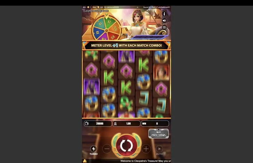 Ảnh màn hình gameplay game Cleopatra's Treasure (Kingmidas #) (slot) chơi tại LC79