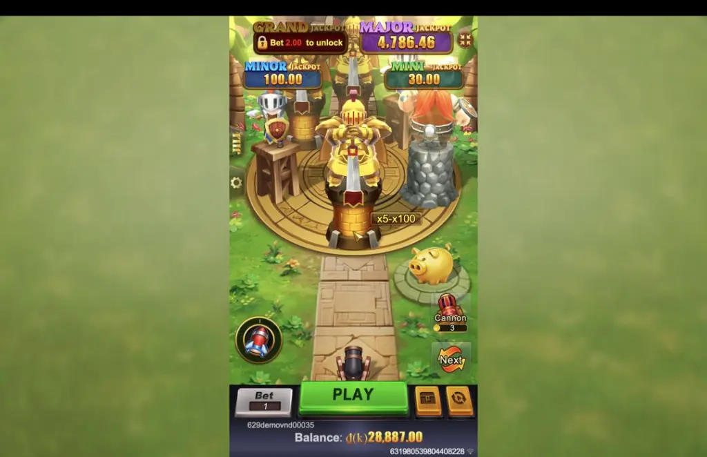 Ảnh giao diện chính game Crazy Hunter 2 (slot JILI) chơi tại LC79