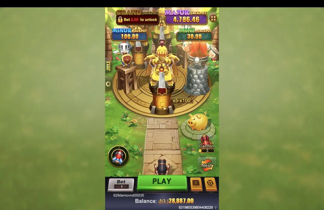 Ảnh giao diện chính game Crazy Hunter 2 (slot JILI) chơi tại LC79