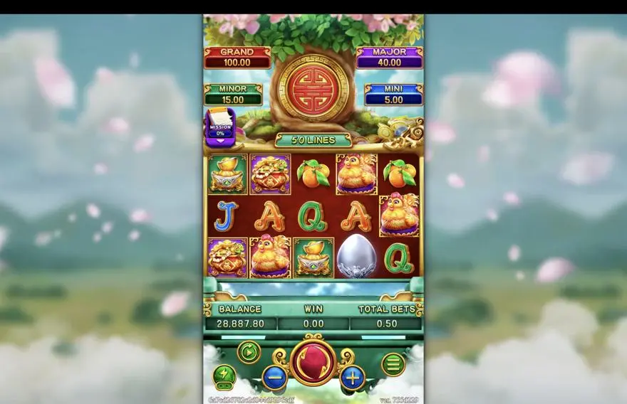 Ảnh bảng biểu tượng & tính năng game FORTUNE EGG (slot FC) chơi tại LC79