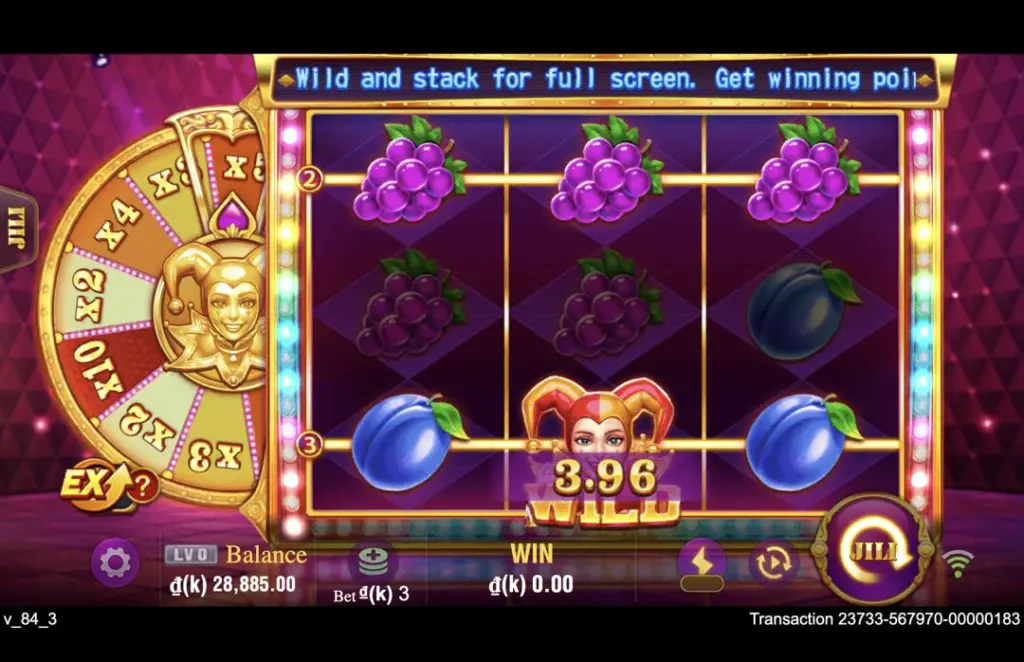 Ảnh giao diện chính game Golden Joker (slot JILI) chơi tại LC79