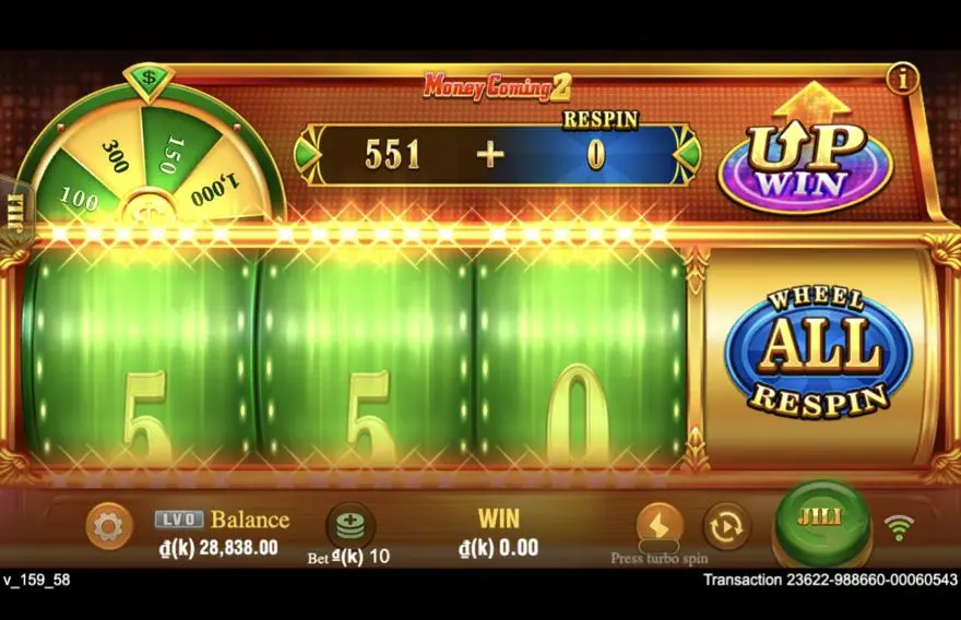Ảnh bảng biểu tượng & tính năng game Money Coming 2 (slot JILI) chơi tại LC79