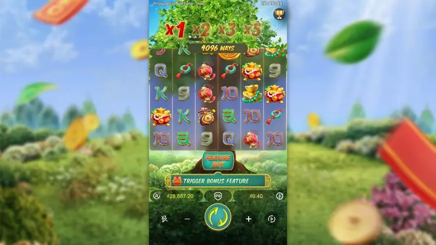 Ảnh màn hình gameplay game Prosperity Fortune Tree (slot PG) chơi tại LC79