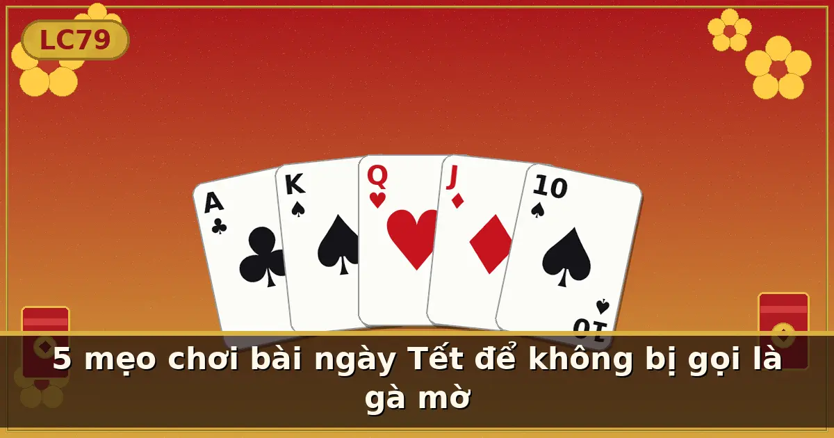 5 mẹo chơi bài ngày Tết để không bị gọi là gà mờ — LC79