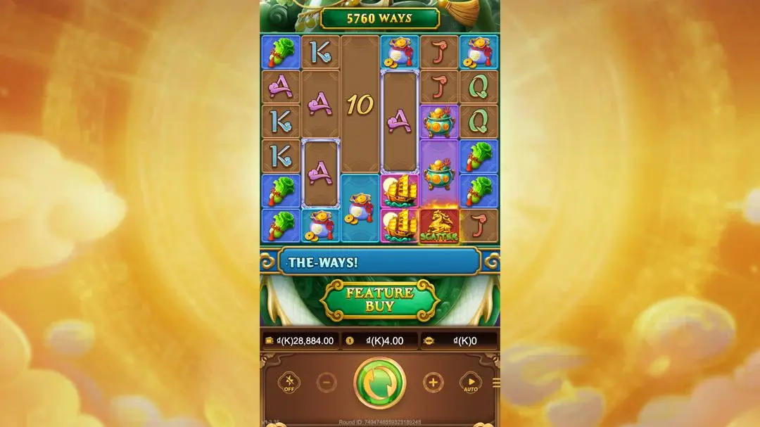 Ảnh giao diện chính game Ways of the Holy Horse (slot JDB) chơi tại LC79