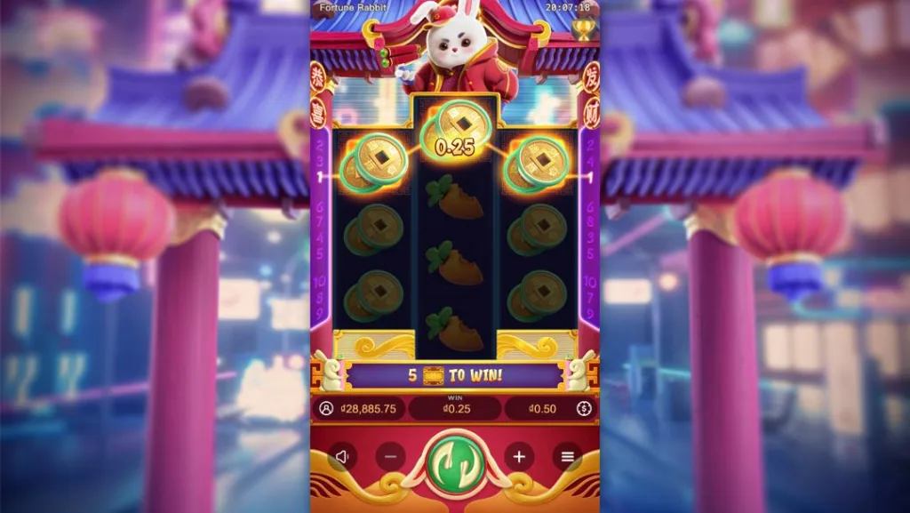 Ảnh giao diện chính game Fortune Rabbit (slot ACEWIN) chơi tại LC79