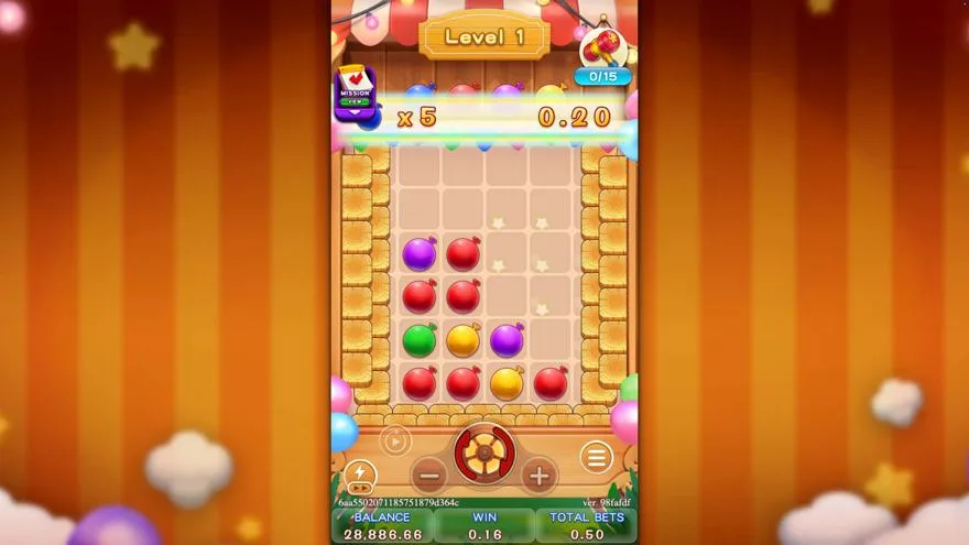 Ảnh bảng biểu tượng & tính năng game HAPPY DUO BAO (slot FC) chơi tại LC79