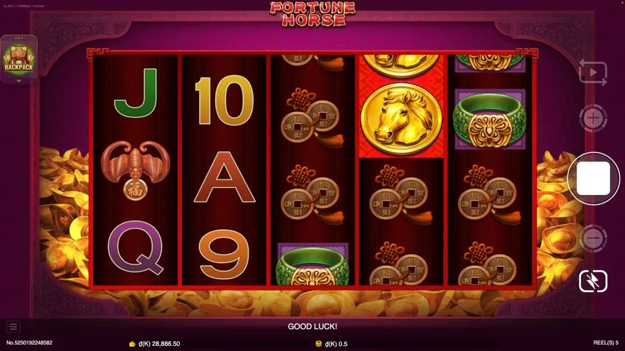 Ảnh bảng biểu tượng & tính năng game trải nghiệm fortune horse lc79 (slot) chơi tại LC79