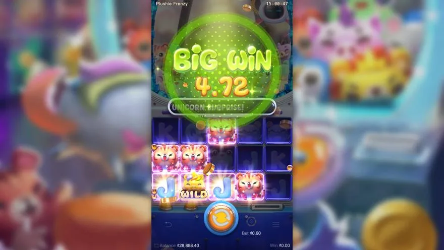 Ảnh màn hình gameplay game trải nghiệm plushie frenzy lc79 (slot) chơi tại LC79