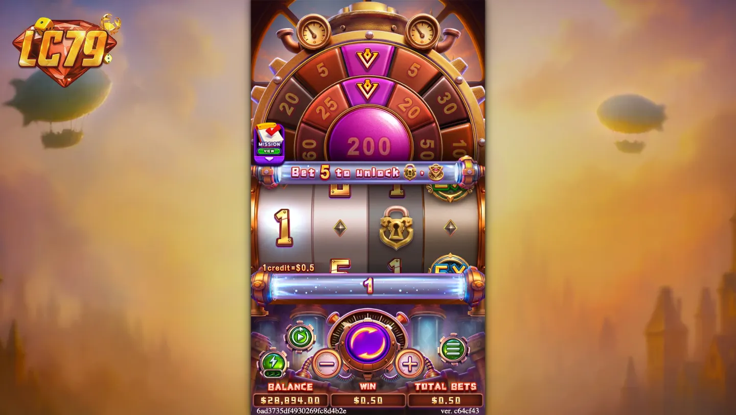 Tải app LC79 chơi Catla's Money Machine – slot nổ hũ FC steampunk