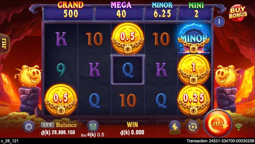 Ảnh màn hình gameplay game Devil Fire (slot JILI) chơi tại LC79
