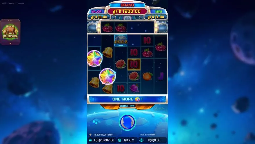 Ảnh màn hình gameplay game Fruity Bonanza (slot JDB) chơi tại LC79