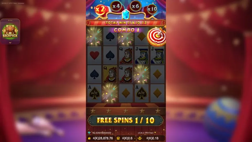 Ảnh màn hình gameplay game Magic Ace (slot JDB) chơi tại LC79