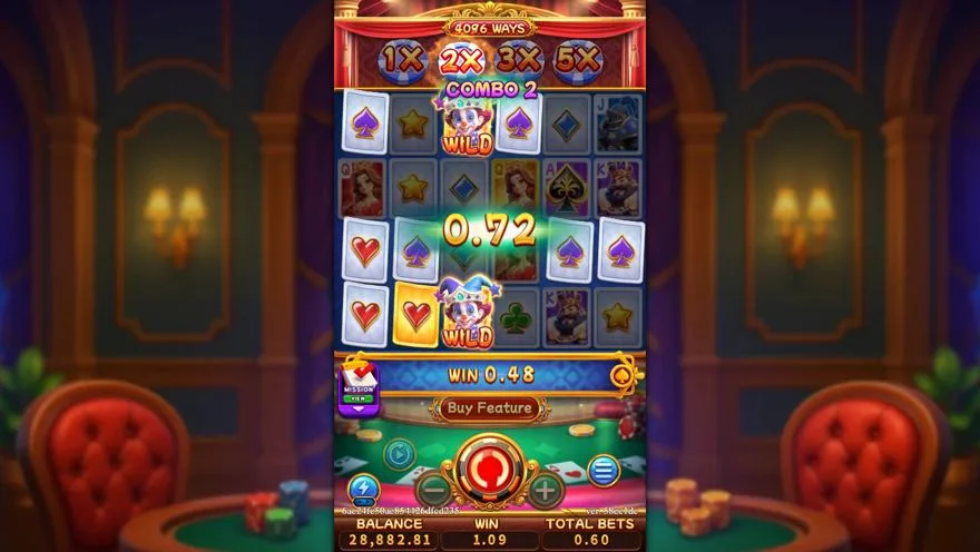 Ảnh bảng biểu tượng & tính năng game POKER WIN 2 (slot FC) chơi tại LC79